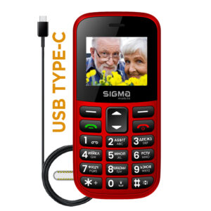 Мобільний телефон Sigma mobile Comfort 50 Easy Red (4827798585221)