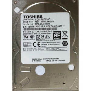 Накопичувач HDD 2.5" SATA 200GB Toshiba 4200rpm 8MB (MQ01AAD020C)