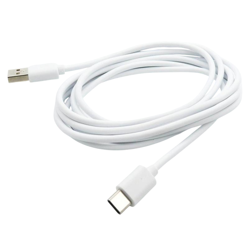 Кабель Dengos USB - USB Type-C (M/M) 2 м White (PLS-TC-2M-WHITE)
