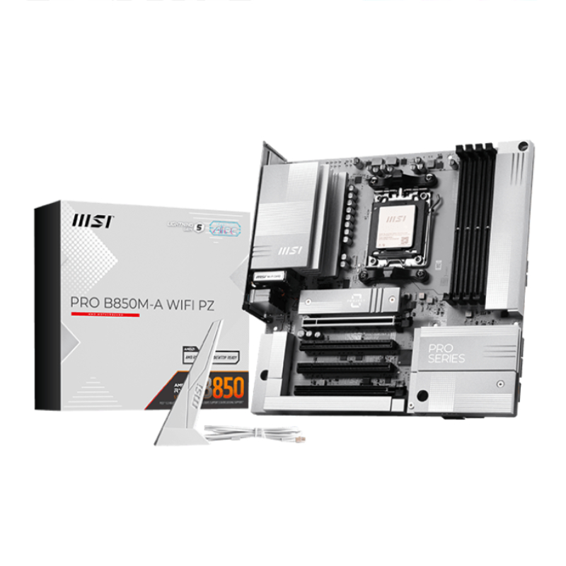 Материнська плата MSI Pro B850M-A WiFi PZ Socket AM5