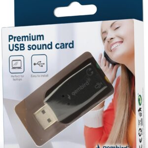 Звукова карта Gembird SC-USB2.0-01 Black