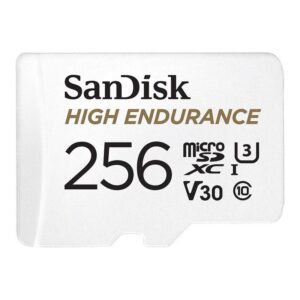 Карта пам`ятi MicroSDXC 256GB UHS-1/U3 Class 10 SanDisk High Endurance R100/W40MB/s + SD-адаптер (SDSQQNR-256G-GN6IA)