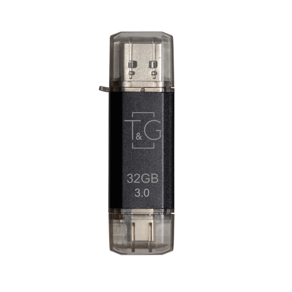 Флеш-накопичувач USB 3.0 32GB Type-C T&G 009 Star Series Black (TG009TC-32GBK3)