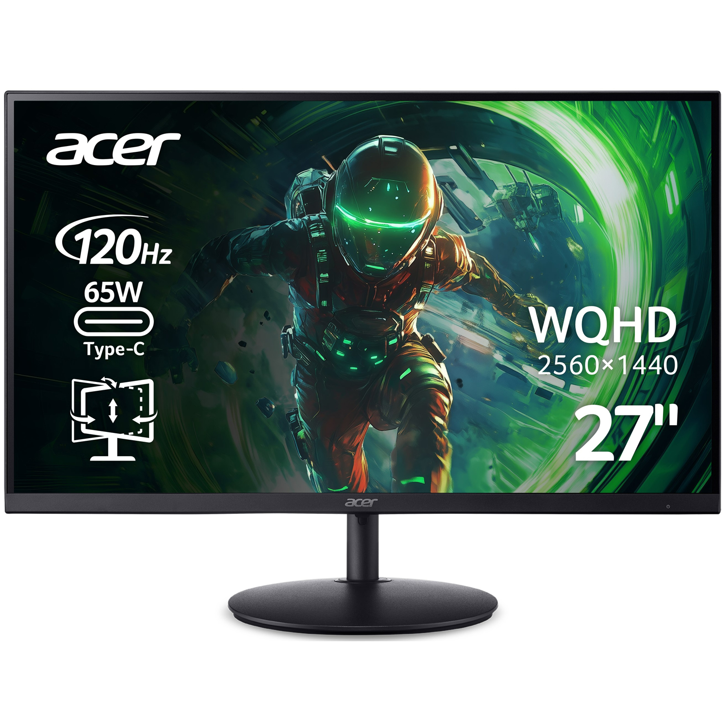 Монітор 27" Acer SH272UG0bmiphux (UM.HS2EE.030) IPS Black 120Hz