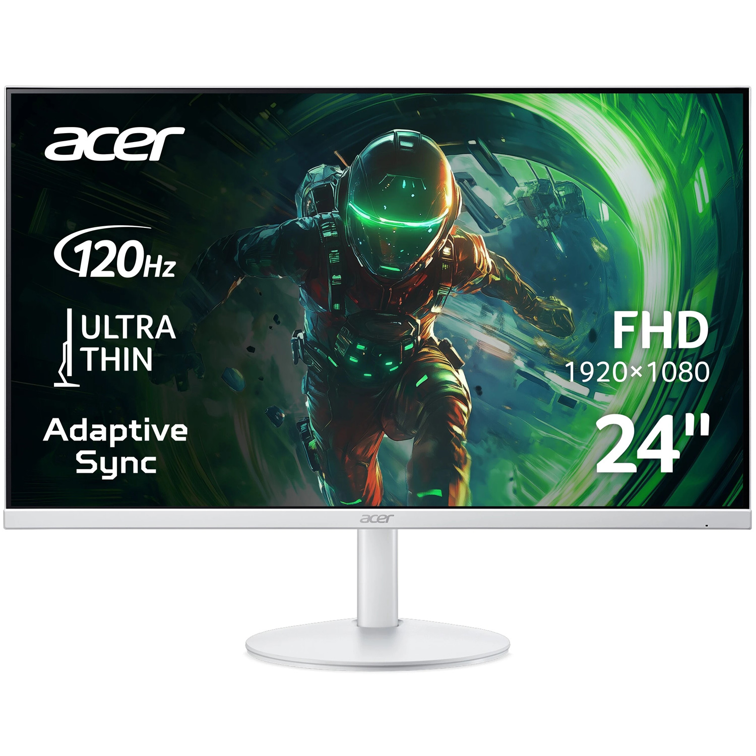 Монітор Acer 23.8" SA243YG0wmix (UM.QS3EE.017) IPS White 120Hz