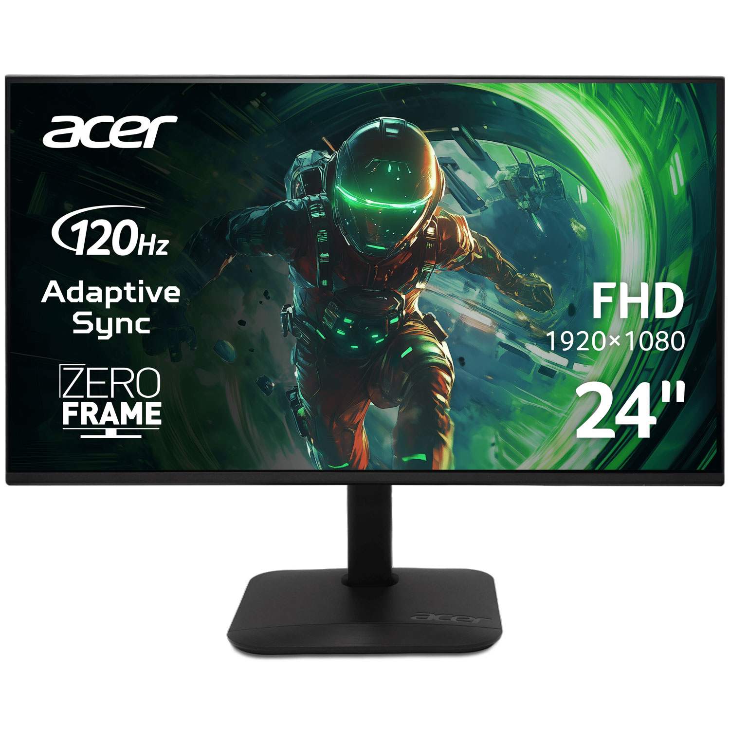 Монітор 23.8" Acer KA242YGbip (UM.QX2EE.G07) IPS Black 120Hz