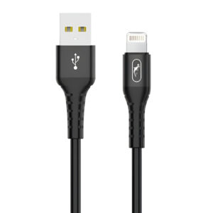 Кабель SkyDolphin S05L TPE Frost Line USB - Lightning (M/M), 1 м, Black (USB-000549)