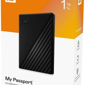 Зовнішній жорсткий диск 2.5" USB 1.0TB WD My Passport Black (WDBYVG0010BBK-WESN)