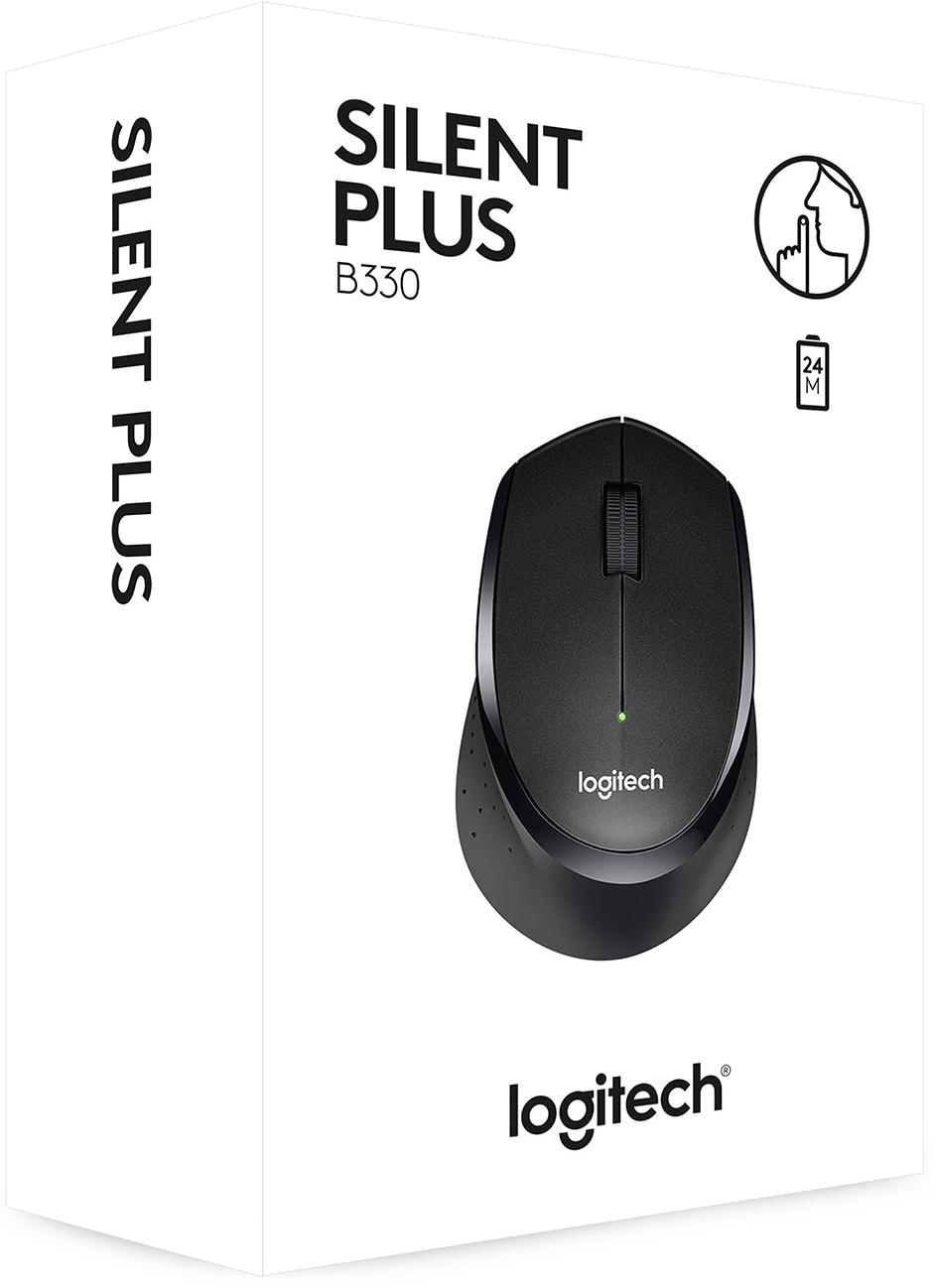 Миша бездротова Logitech B330 Silent Plus Black (910-004913)