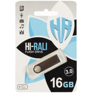 Флеш-накопичувач USB3.0 16GB Hi-Rali Shuttle Series Silver (HI-16GB3SHSL)
