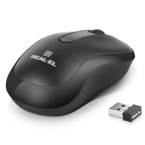 Миша бездротова REAL-EL RM-450W Black